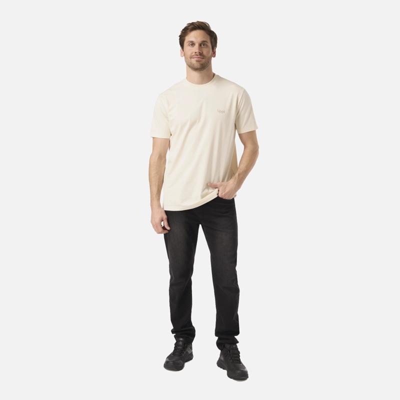 POLERA HOMBRE GREEN SORONA T-SHIRT CREMA LIPPI V26 - 5