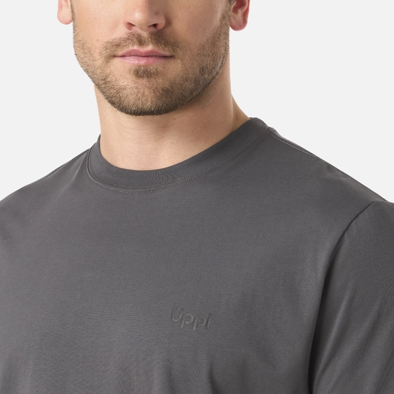 POLERA HOMBRE GREEN SORONA T-SHIRT GRAFITO LIPPI V26 - 4