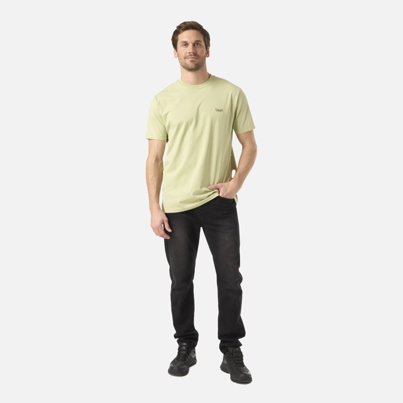 POLERA HOMBRE GREEN SORONA T-SHIRT VERDE MANZANA LIPPI - 5