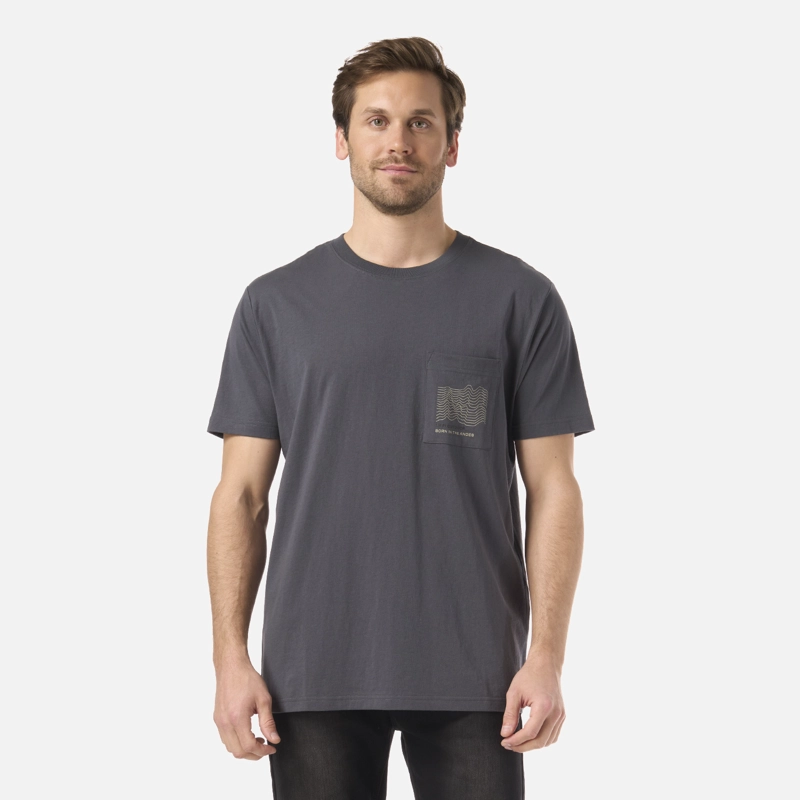 LIPPI POLERA HOMBRE ULMO POCKET T-SHIRT GRAFITO LIPPI