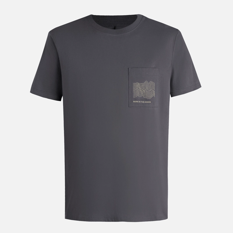 POLERA HOMBRE ULMO POCKET T-SHIRT GRAFITO LIPPI - 6
