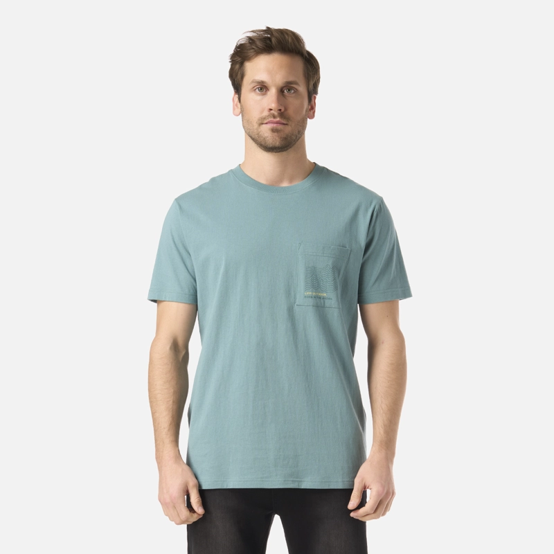 POLERA HOMBRE ULMO POCKET T-SHIRT TURQUESA LIPPI - 1