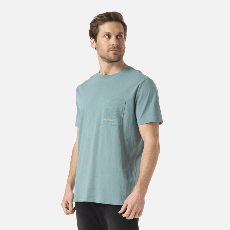 POLERA HOMBRE ULMO POCKET T-SHIRT TURQUESA LIPPI - 2