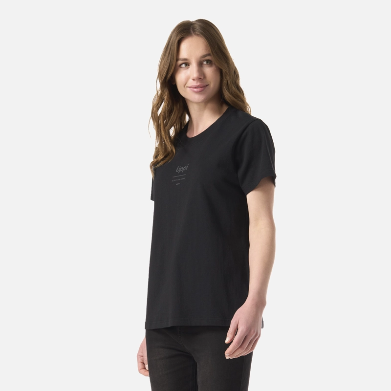 POLERA MUJER ULMO MID POINT T-SHIRT NEGRO LIPPI - 2