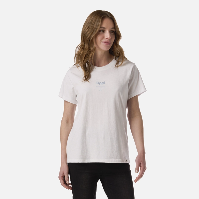 POLERA MUJER ULMO MID POINT T-SHIRT BLANCO LIPPI V26 - 1
