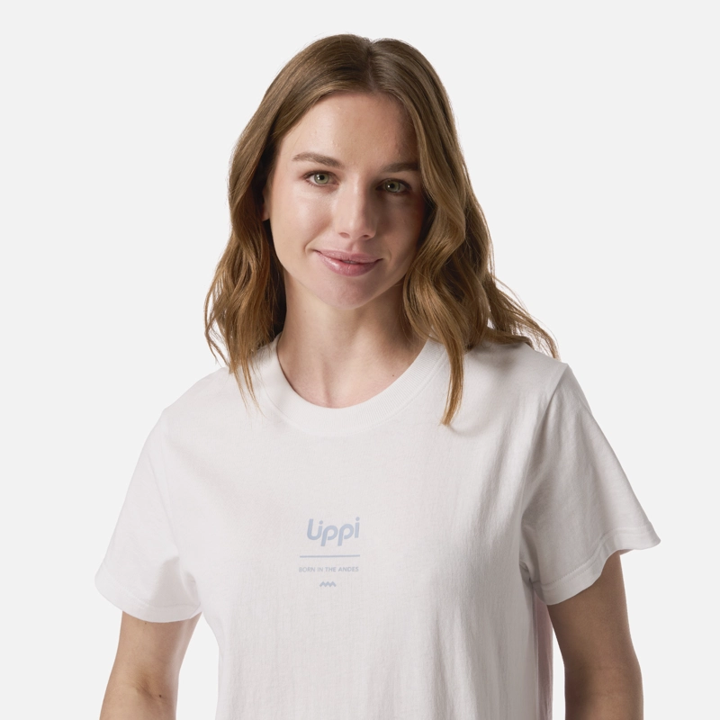 POLERA MUJER ULMO MID POINT T-SHIRT BLANCO LIPPI V26 - 4