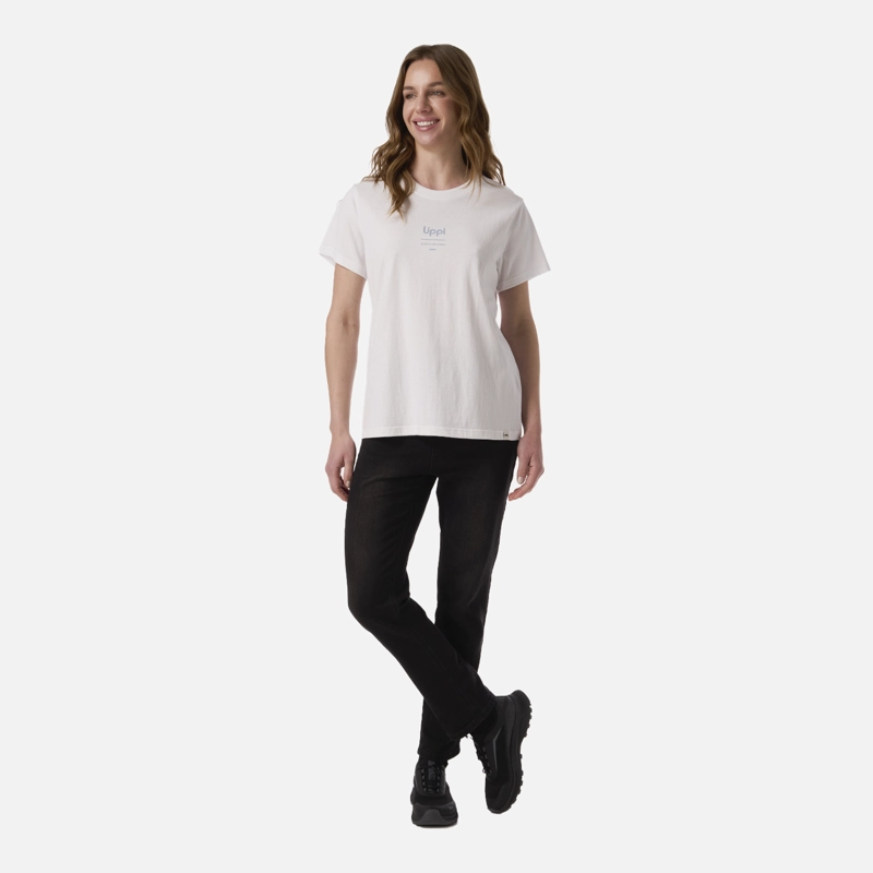 POLERA MUJER ULMO MID POINT T-SHIRT BLANCO LIPPI V26 - 5