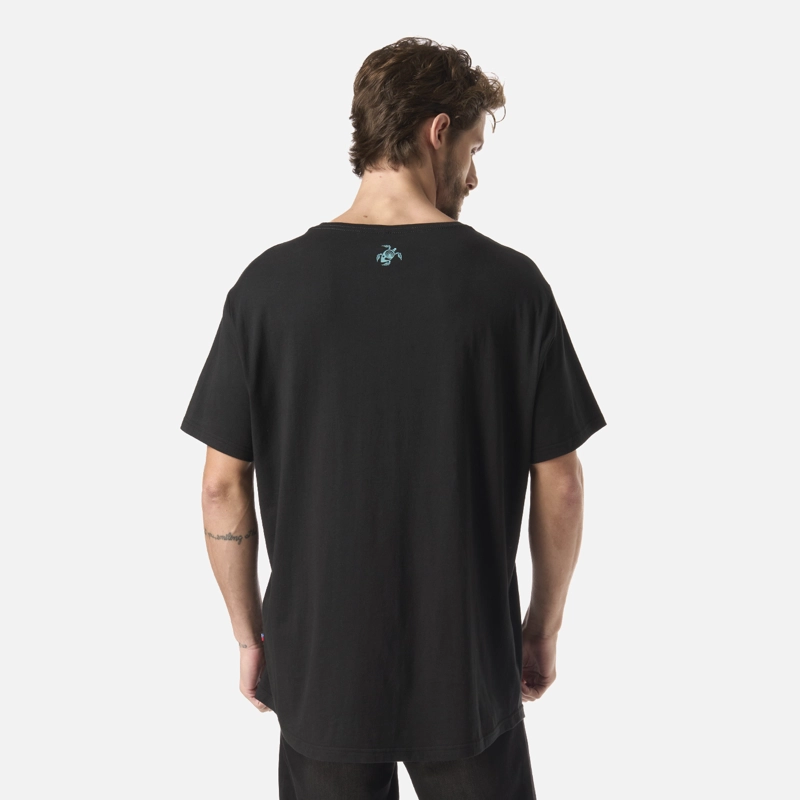 POLERA HOMBRE NATURAL NEGRO HAKA HONU - 3