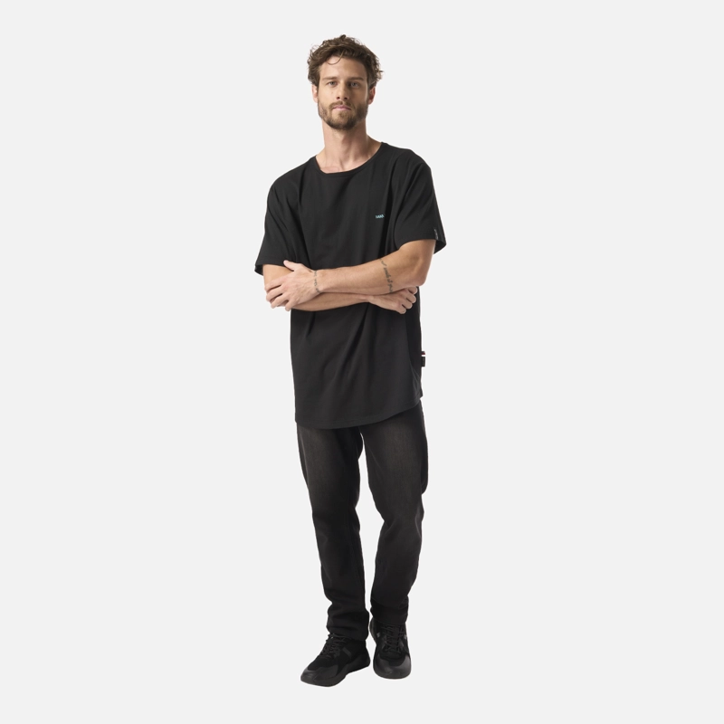 POLERA HOMBRE NATURAL NEGRO HAKA HONU - 5