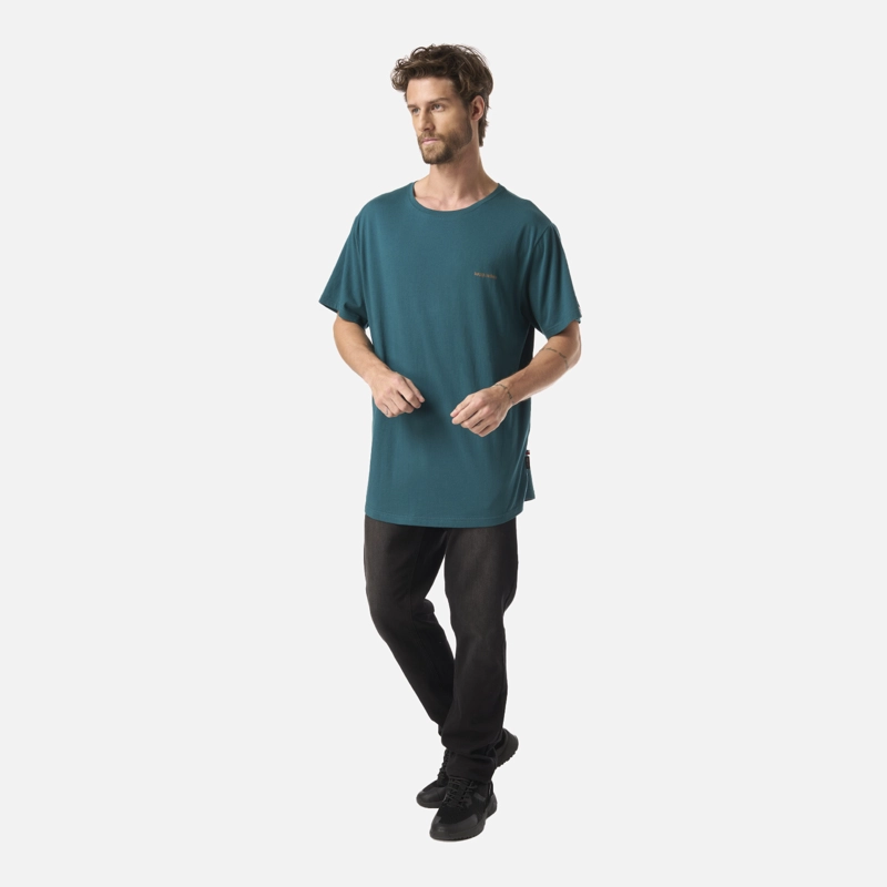 POLERA HOMBRE NATURAL PETROLEO OSCURO HAKA HONU - 5