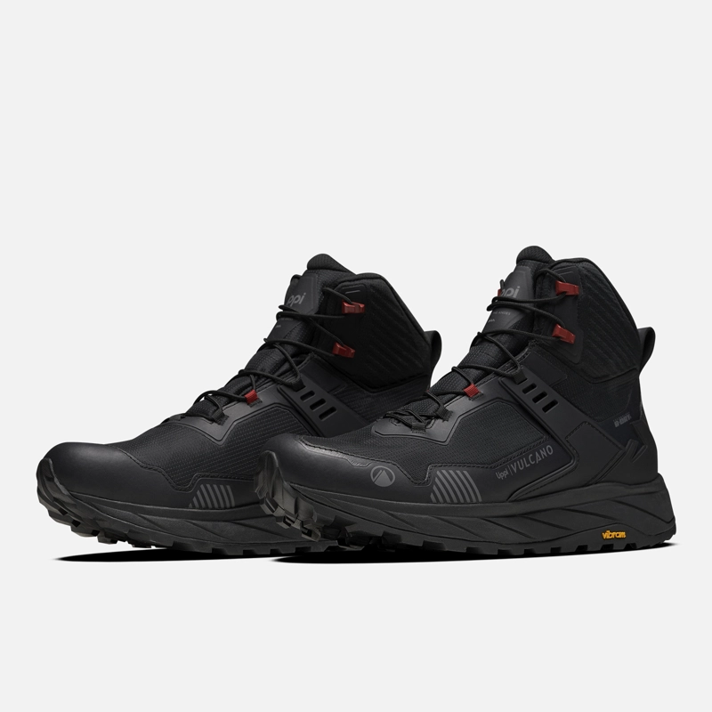 ZAPATILLA HOMBRE ATLAS MID NEGRO / ROJO LIPPI V26 - 4
