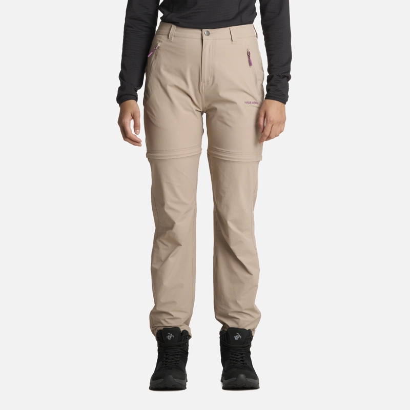 PANTALON MUJER DESMONTALO TAUPE HAKA HONU - 1