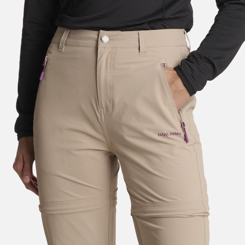 PANTALON MUJER DESMONTALO TAUPE HAKA HONU - 4