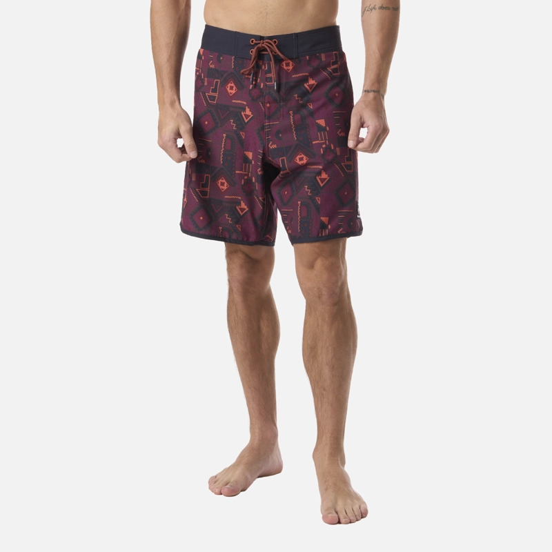 TRAJE DE BAÑO HOMBRE SORFER PRINT AZUL NOCHE HAKA HONU - 1