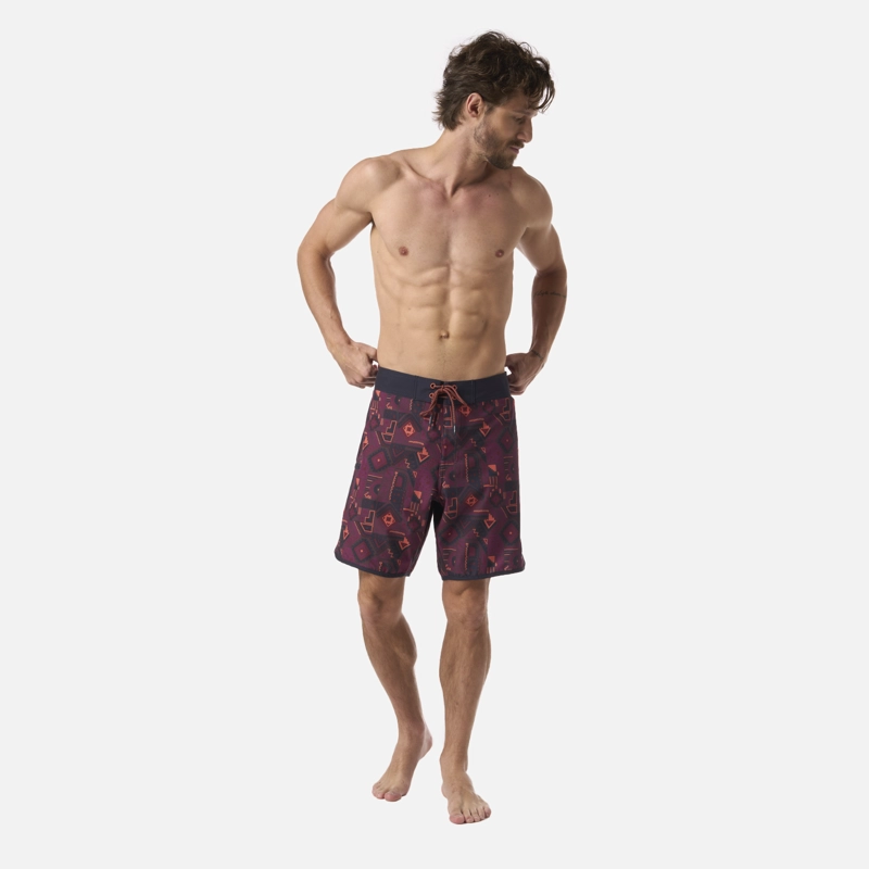 TRAJE DE BAÑO HOMBRE SORFER PRINT AZUL NOCHE HAKA HONU - 5