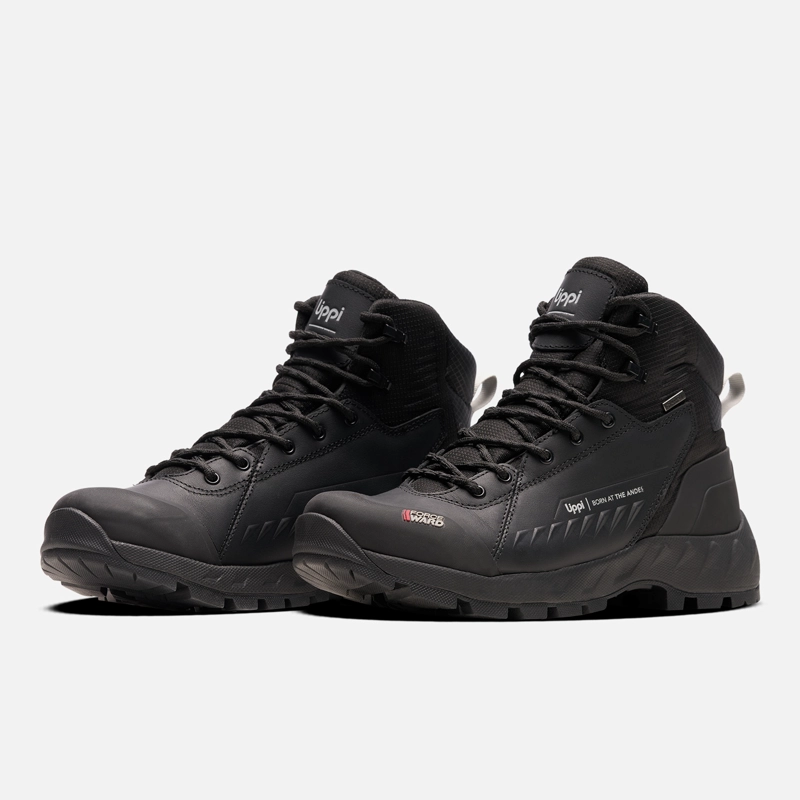 BOTIN HOMBRE TRONADOR NEGRO LIPPI V26 - 4