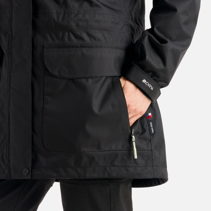 CHAQUETA MUJER PERRO GUAPO PRO NEGRO HAKA HONU V26 - 7
