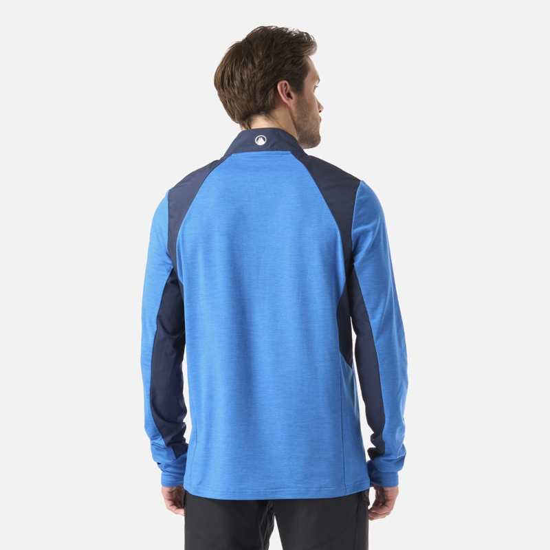 POLERON HOMBRE EGGER 1/4 ZIP AZULINO LIPPI - 3