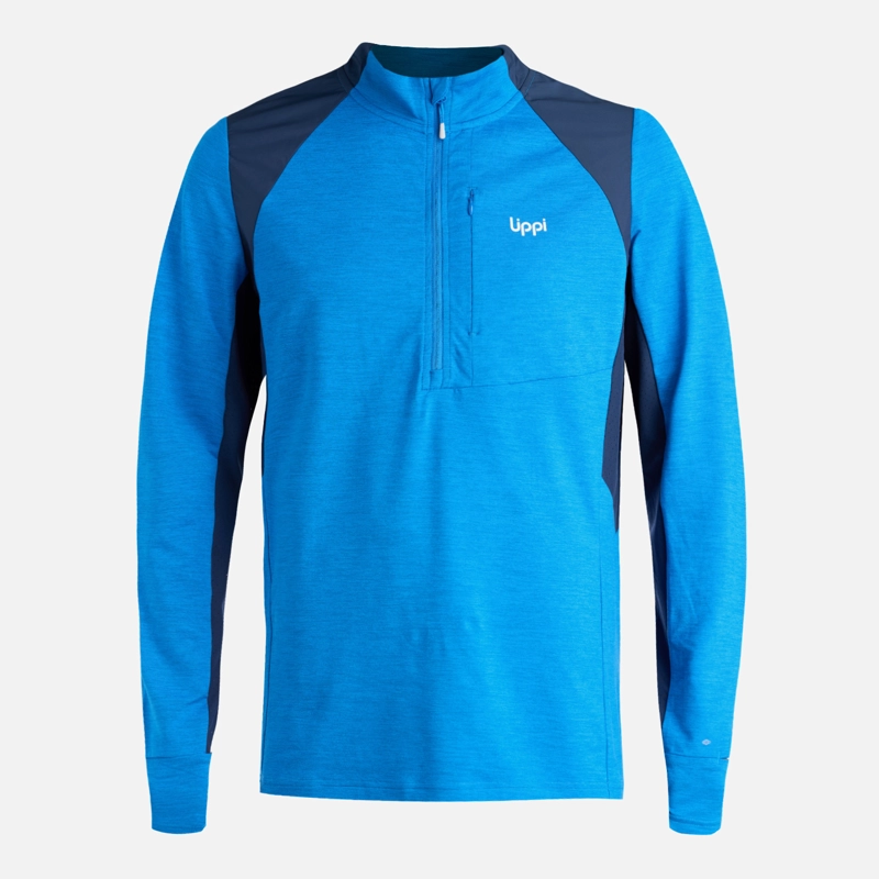 POLERON HOMBRE EGGER 1/4 ZIP AZULINO LIPPI - 7