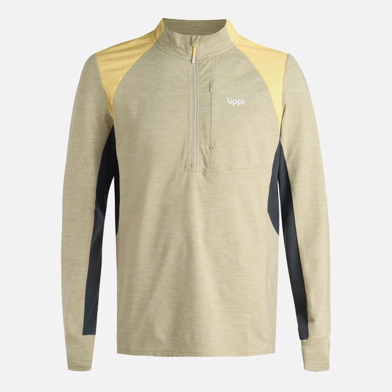 POLERON HOMBRE EGGER 1/4 ZIP VERDE MANZANA LIPPI - 7
