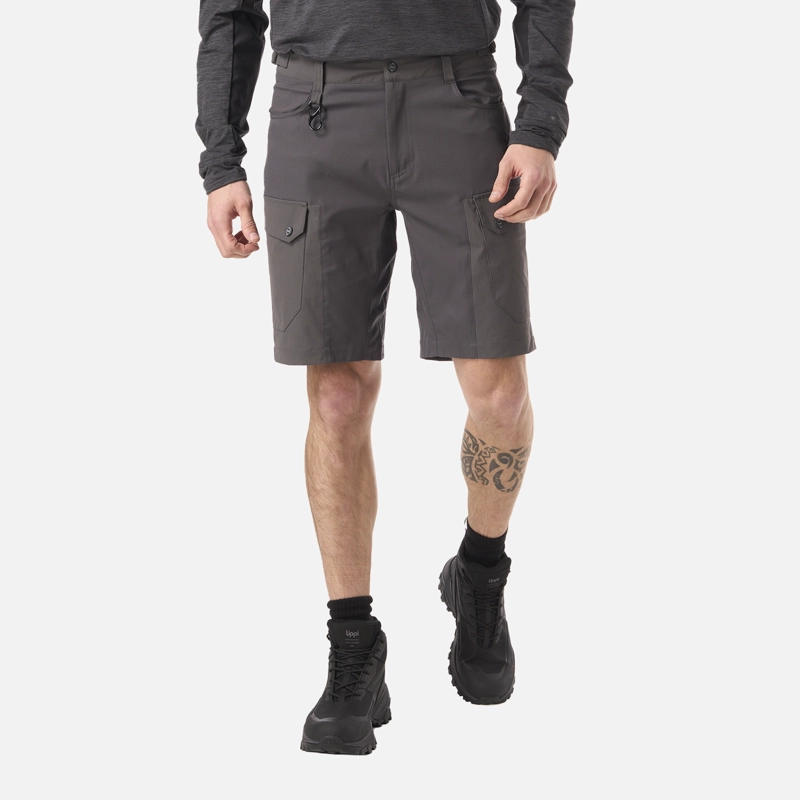 SHORT HOMBRE LENNOX Q-DRY SHORTS GRIS MEDIO LIPPI - 1