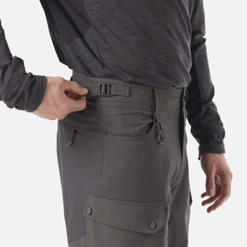 SHORT HOMBRE LENNOX Q-DRY SHORTS GRIS MEDIO LIPPI - 4