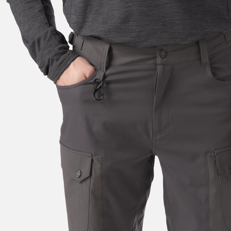 SHORT HOMBRE LENNOX Q-DRY SHORTS GRIS MEDIO LIPPI - 5