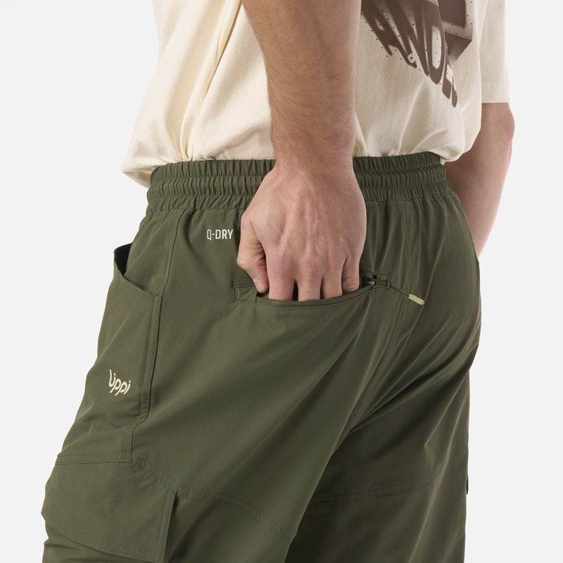 PANTALON HOMBRE ROCK Q-DRY PANTS VERDE MUSGO LIPPI V26 - 8