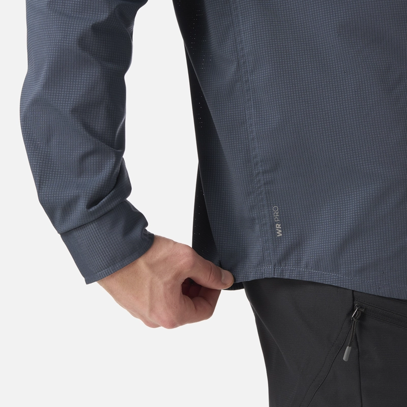 CAMISA HOMBRE ROSSELOT LONG SLEEVE Q-DRY SHIRT AZUL MARINO LIPPI - 6