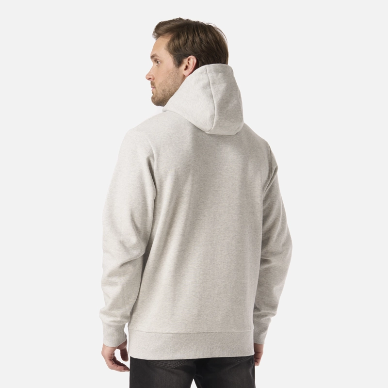 POLERON HOMBRE ULMO FULL ZIP HOODY SWEATSHIRT GRIS MELANGE LIPPI V26 - 3