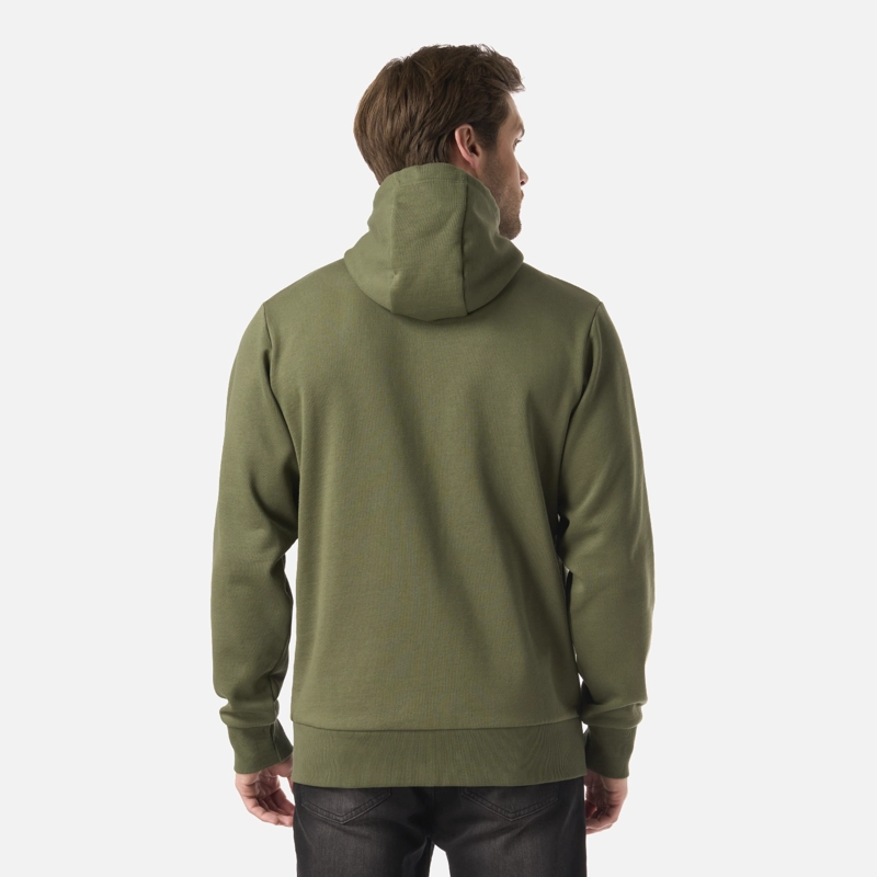 POLERON HOMBRE ULMO FULL ZIP HOODY SWEATSHIRT VERDE MUSGO LIPPI - 3
