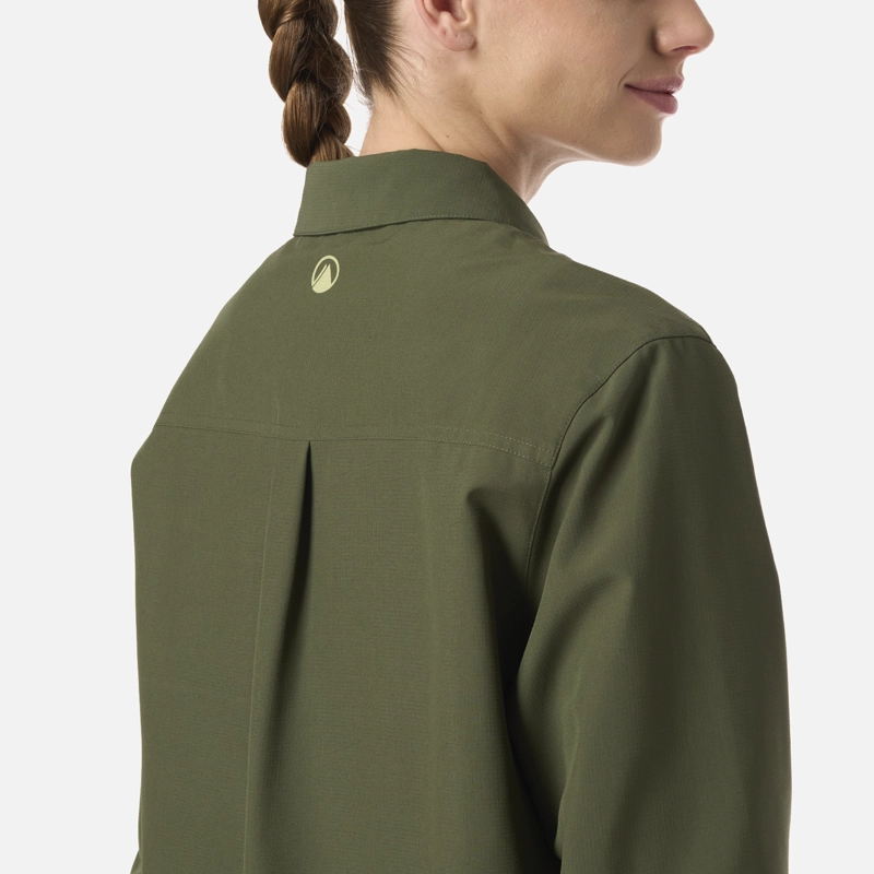 CAMISA MUJER MURALLON Q-DRY SHIRT VERDE MUSGO LIPPI V26 - 5