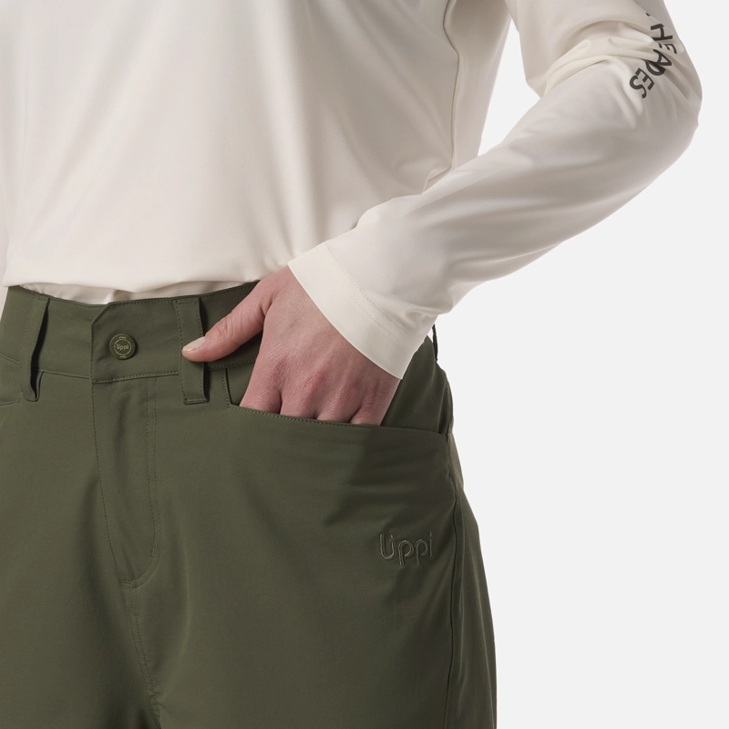 SHORT MUJER PURETREK Q-DRY SHORTS VERDE MUSGO LIPPI - 4