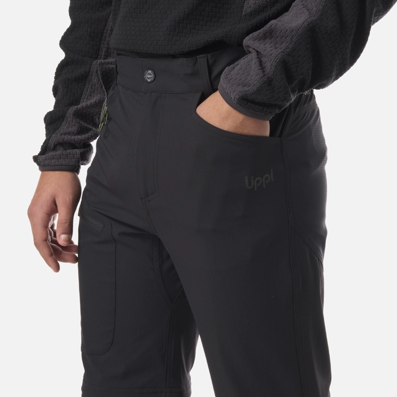 PANTALON TEEN BOY LENNOX Q-DRY MIX-2 PANTS NEGRO LIPPI - 4