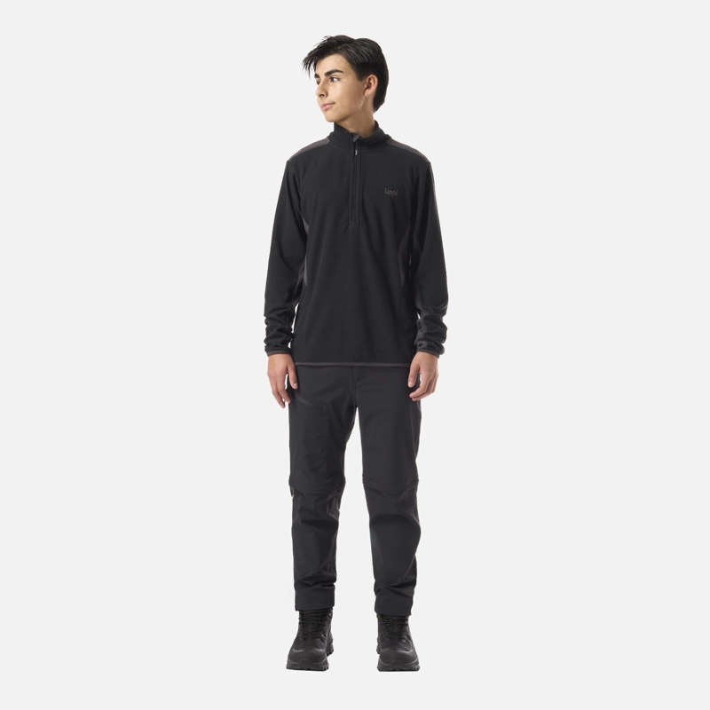 PANTALON TEEN BOY LENNOX Q-DRY MIX-2 PANTS NEGRO LIPPI - 7
