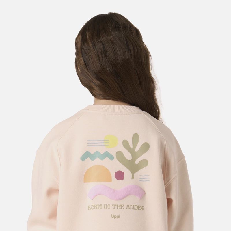 POLERON NIÑA INSIGNE SWEATSHIRT OVERSIZE DAMASCO LIPPI V26 - 4