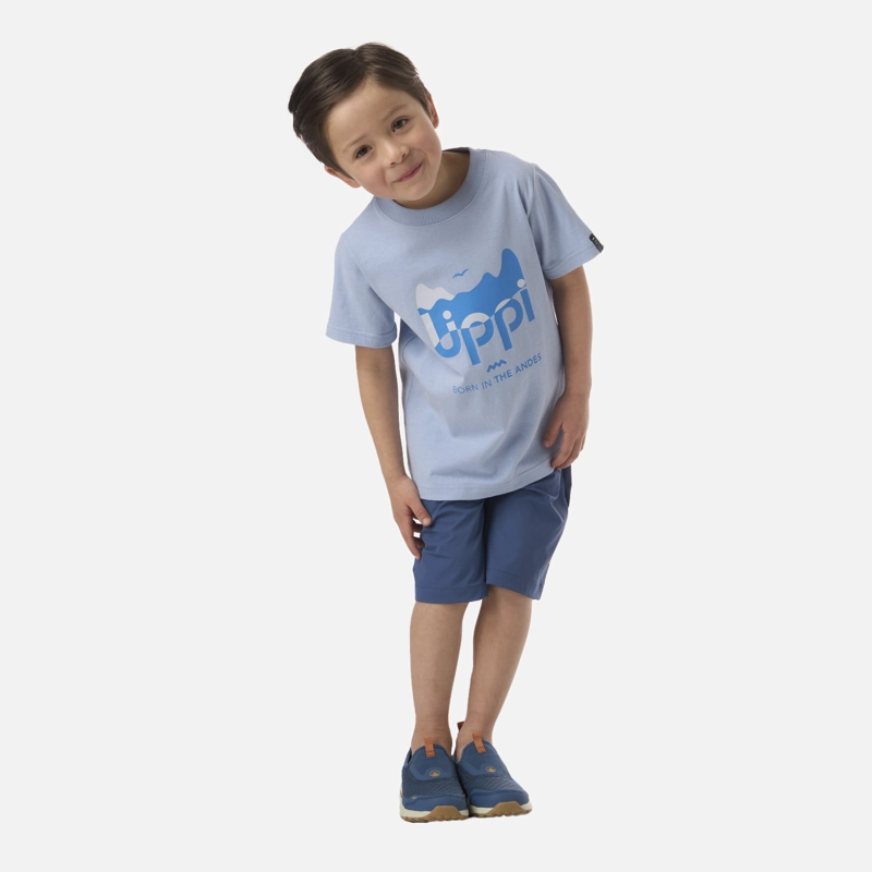 SHORT NIÑO LENNOX Q-DRY SHORTS AZUL OSCURO LIPPI V26 - 5