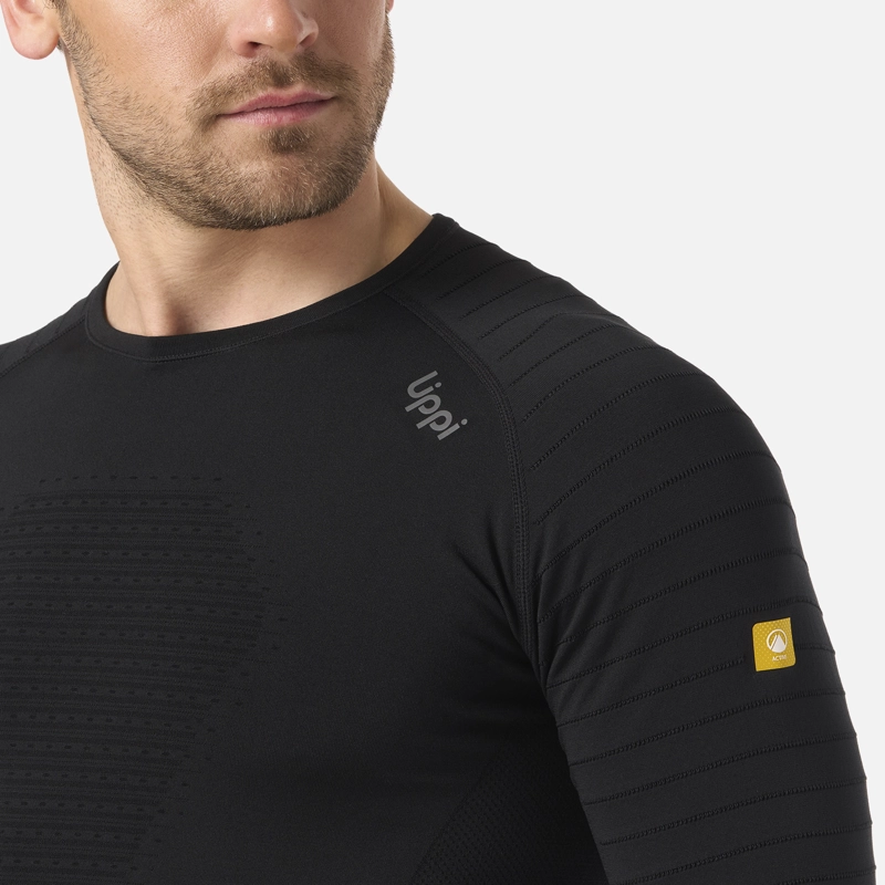 PRIMERA CAPA HOMBRE SKINTEC ACTIVE WARM TOP NEGRO LIPPI V26 - 5