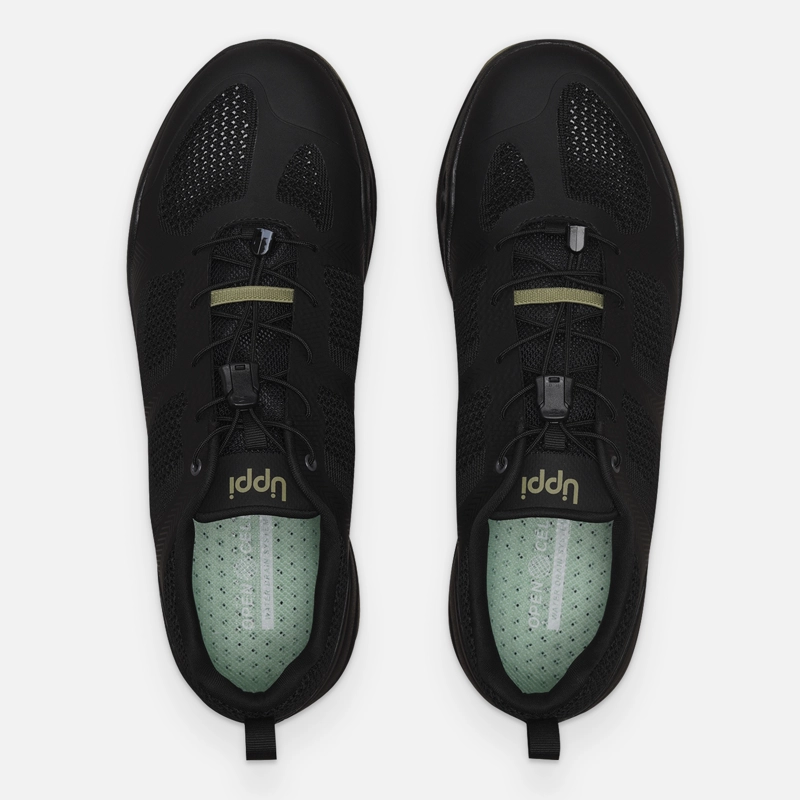 ZAPATILLA HOMBRE 4RIVER NEGRO / VERDE LIPPI V26 - 6