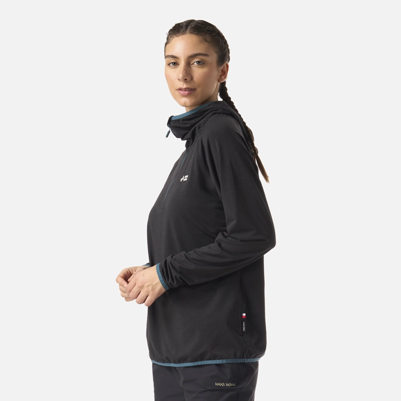 POLERON MUJER TAINA PRO NEGRO HAKA HONU - 2