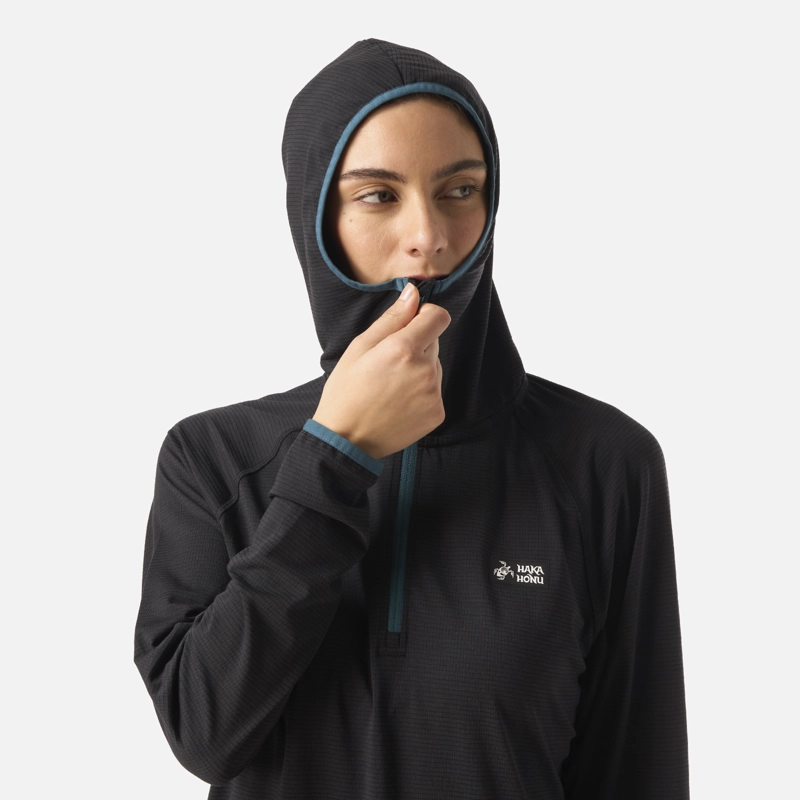 POLERON MUJER TAINA PRO NEGRO HAKA HONU - 4