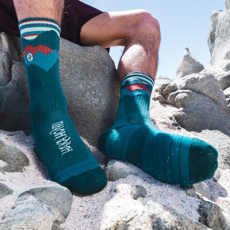 CALCETINES HOMBRE SENDERO PETROLEO OSCURO HAKA HONU V26 - 4