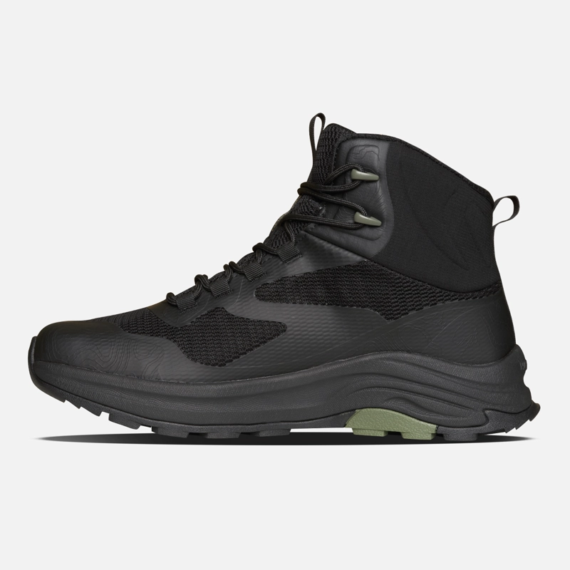ZAPATILLA HOMBRE HUILLIN ALTO NEGRO HAKA HONU - 2