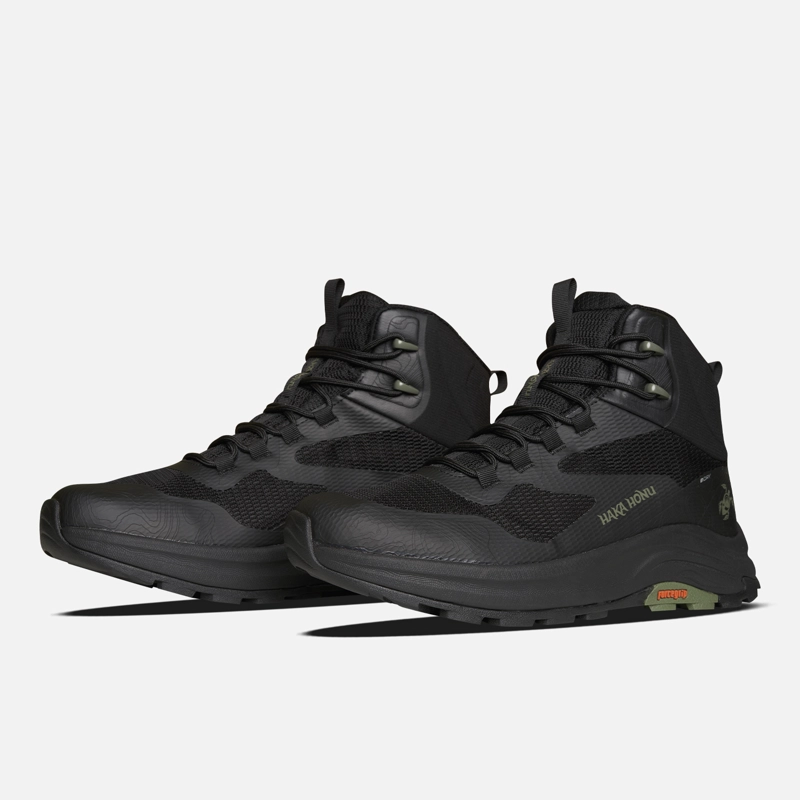 ZAPATILLA HOMBRE HUILLIN ALTO NEGRO HAKA HONU - 4