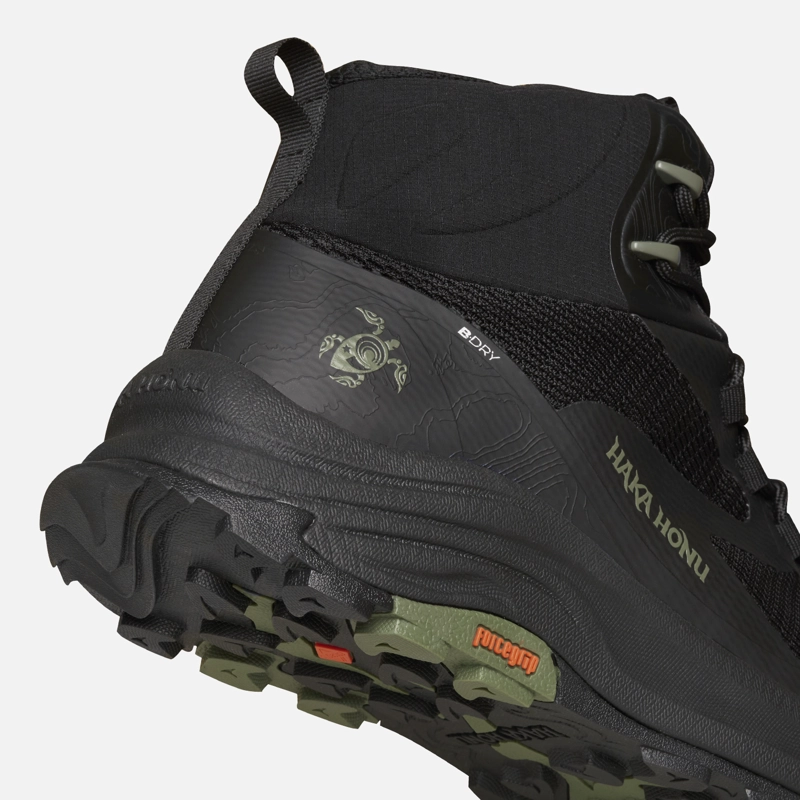 ZAPATILLA HOMBRE HUILLIN ALTO NEGRO HAKA HONU - 8