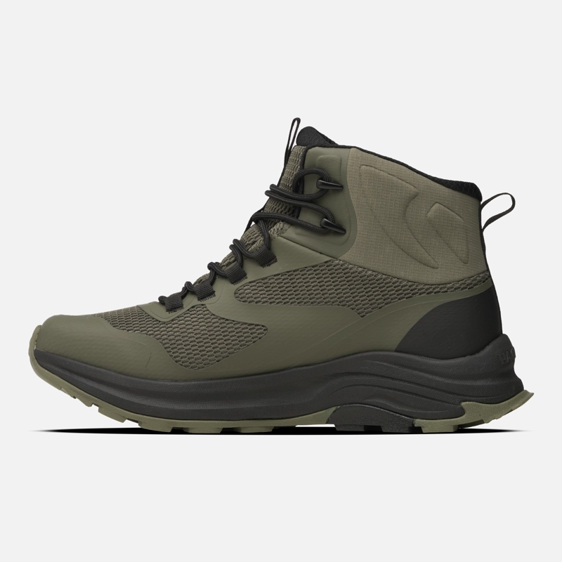 ZAPATILLA HOMBRE HUILLIN ALTO VERDE MILITAR HAKA HONU - 2