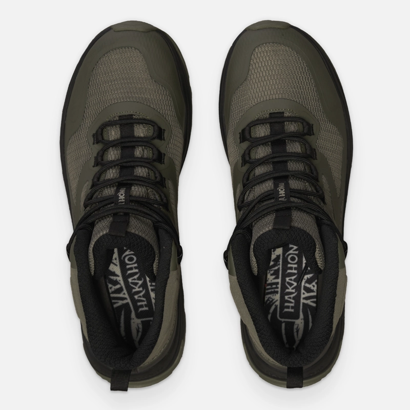 ZAPATILLA HOMBRE HUILLIN ALTO VERDE MILITAR HAKA HONU - 6