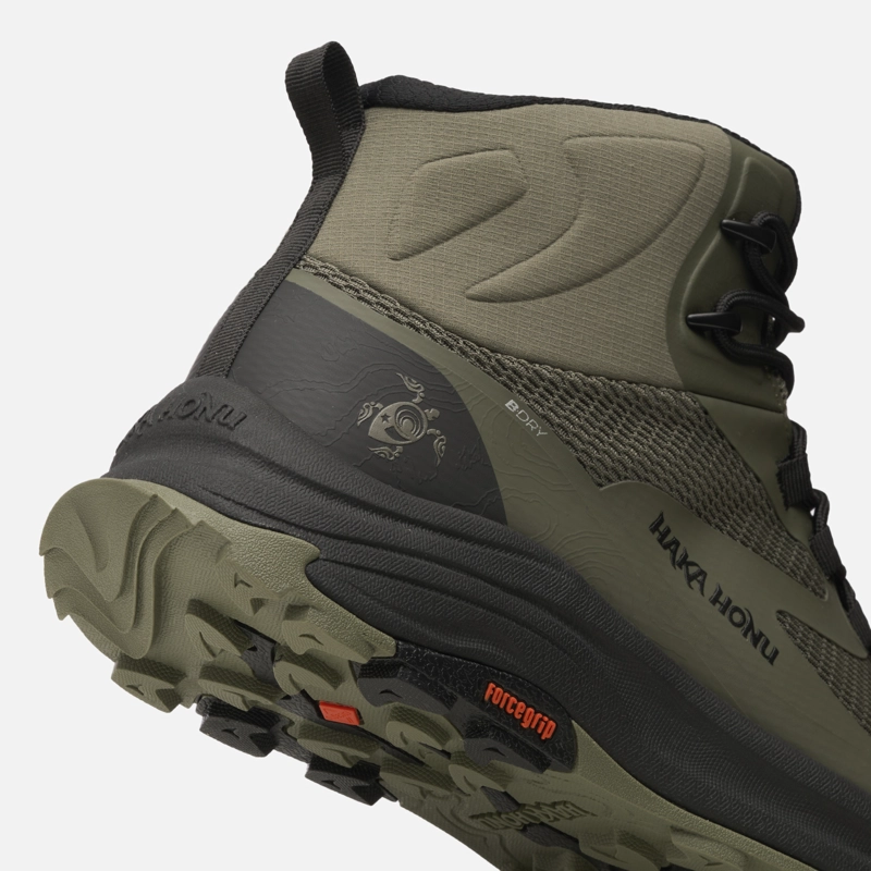 ZAPATILLA HOMBRE HUILLIN ALTO VERDE MILITAR HAKA HONU - 8