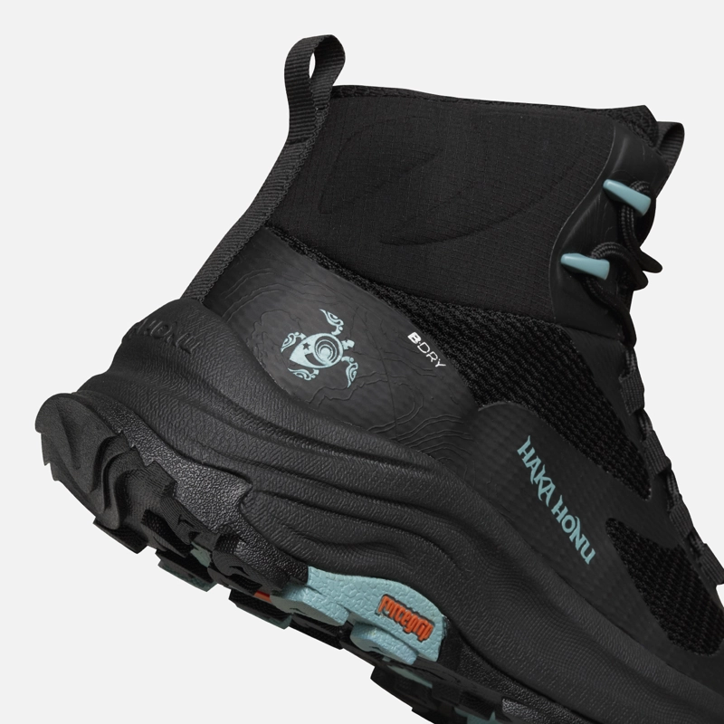 ZAPATILLA MUJER HUILLIN ALTO NEGRO HAKA HONU - 8