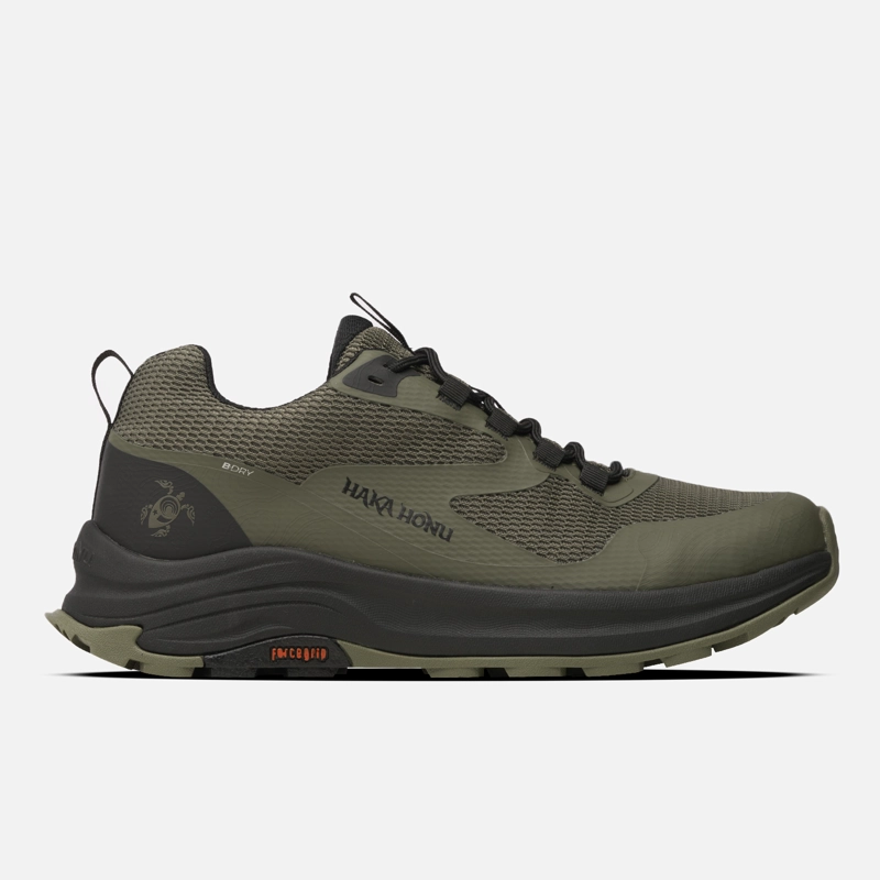 ZAPATILLA HOMBRE HUILLIN BAJO VERDE MILITAR HAKA HONU - 1